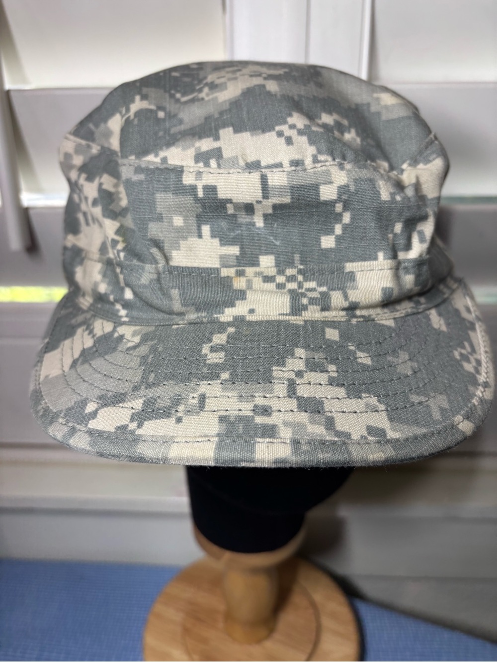 Men's Digital Camo Patrol Cap - Gray/White
